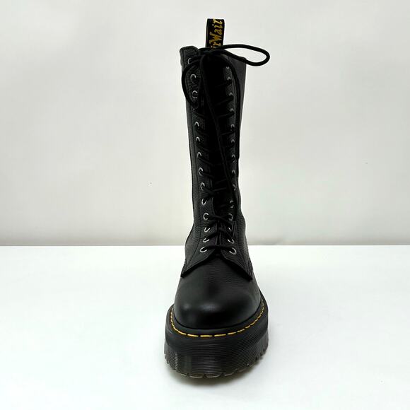 NIB Unisex Dr. Martens 1B99 Quad Black Leather Boots - W10; M9 - Picture 8 of 12